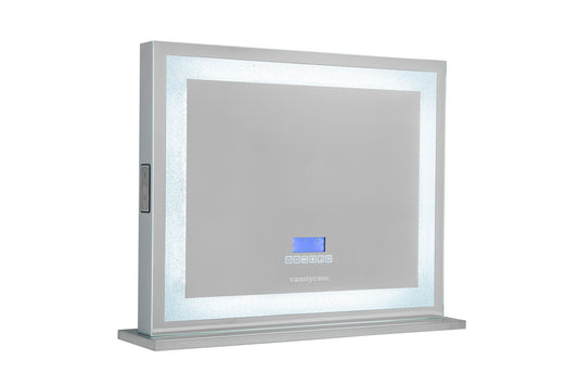 Crystal Vanity Makeup Mirror with Tri-Lights