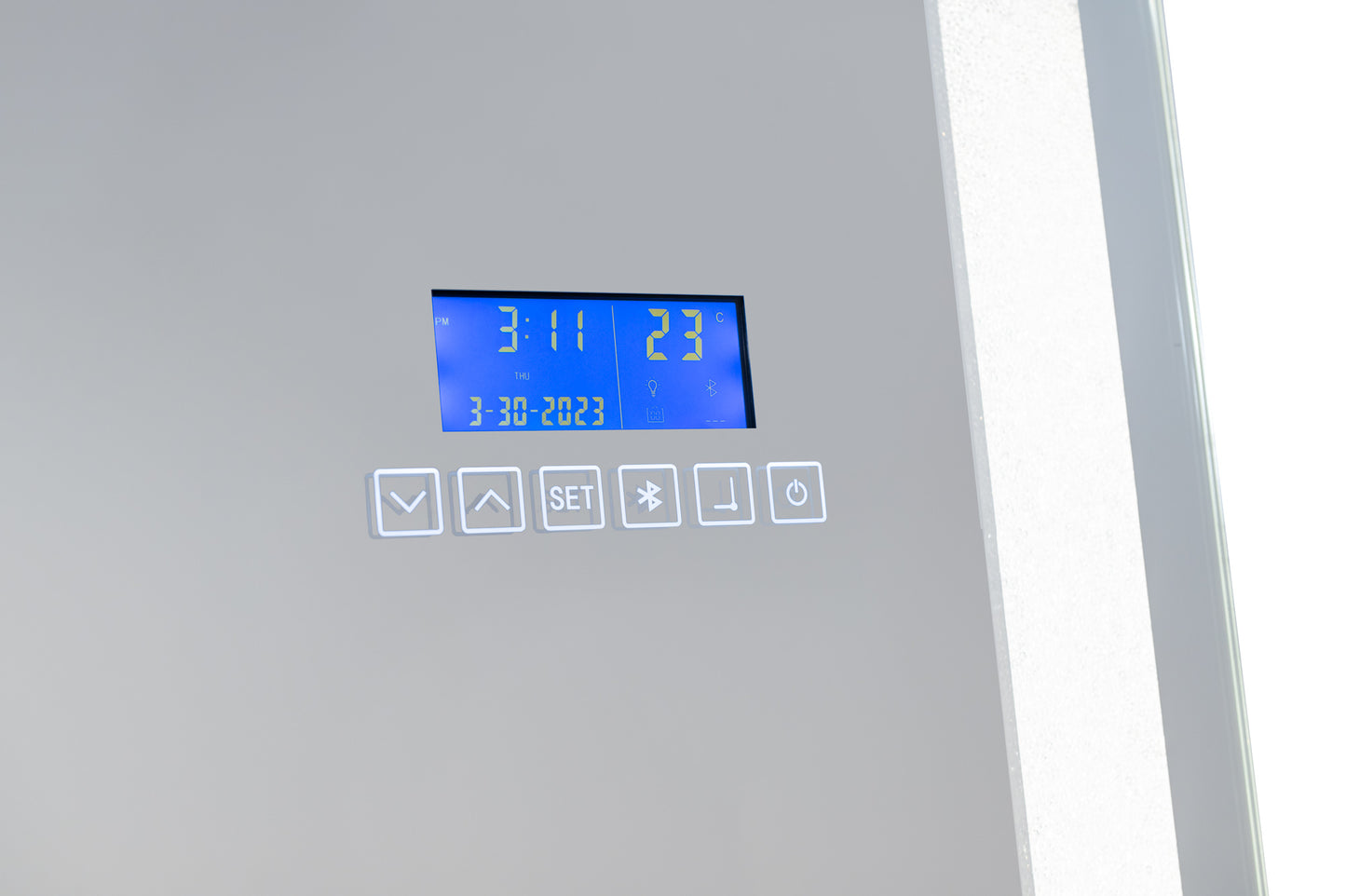 CRYSTAL Floor Mirror with Tri-Lights and Bluetooth Speakers