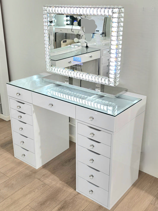 HIGH QUALITY - Mini ARIA Beauty Station + DiamondX Makeup Mirror