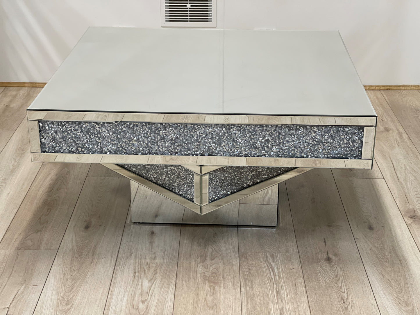 CLEARANCE! ALEXIS Coffee Table with Crushed Diamonds