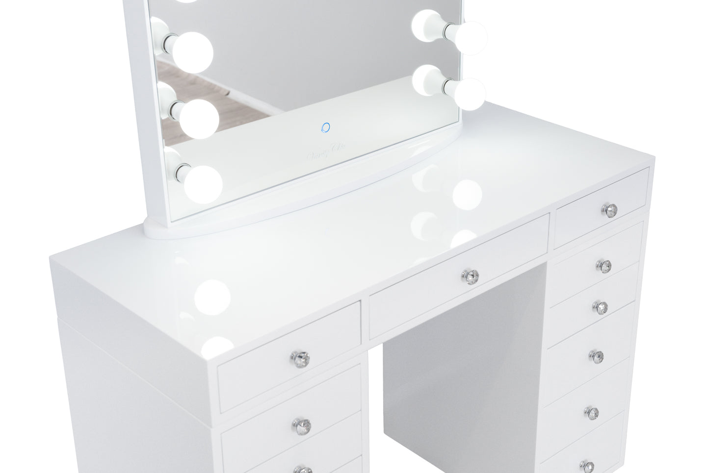 HIGH QUALITY - Mini SUNDAY ROSE Beauty Station + Large YSABEL Makeup Mirror with LED Lights