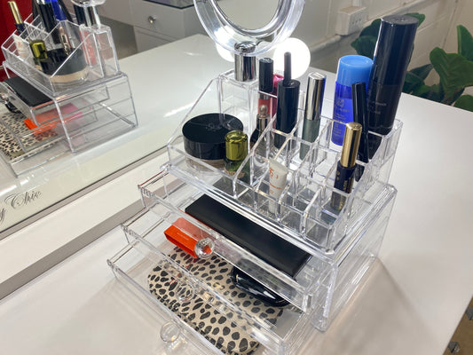 Acrylic Makeup Organiser with Mirror