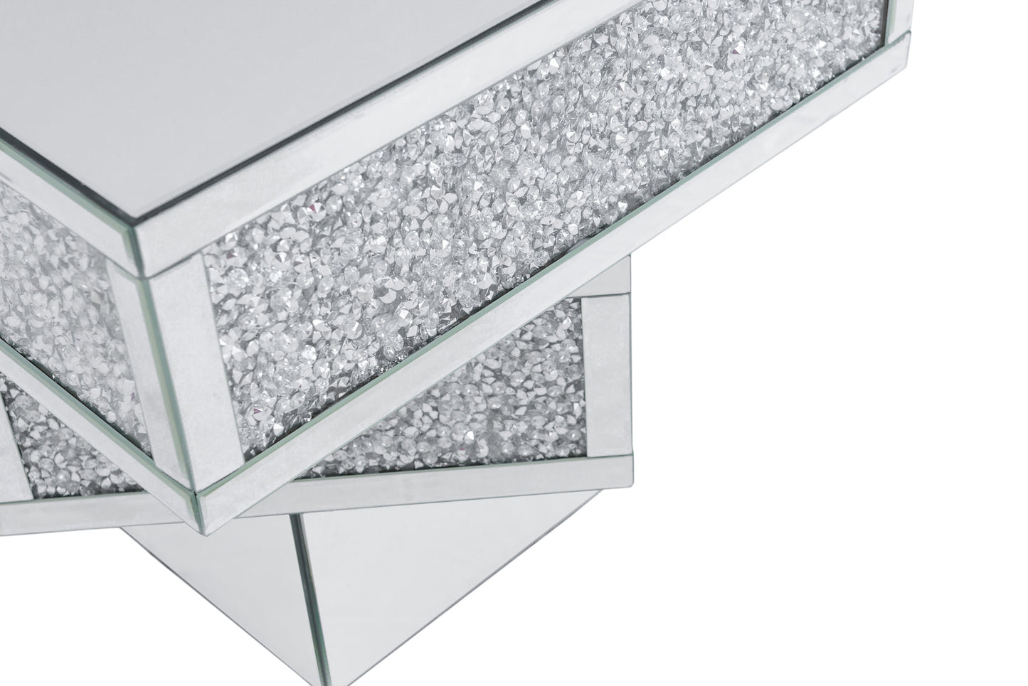CLEARANCE! ALEXIS Coffee Table with Crushed Diamonds