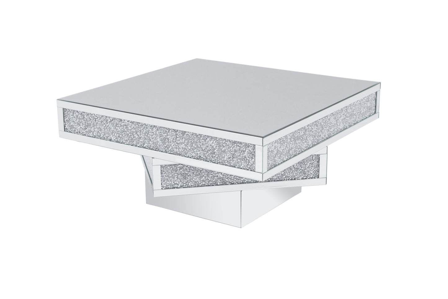 CLEARANCE! ALEXIS Coffee Table with Crushed Diamonds