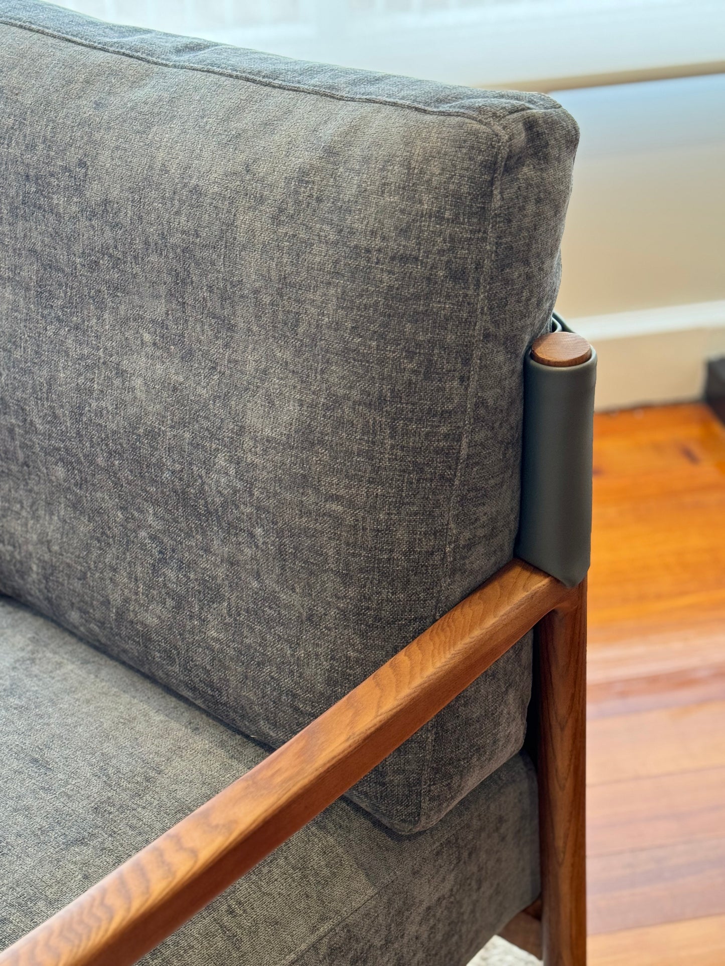 Mid-Century Modern Wooden Armchair