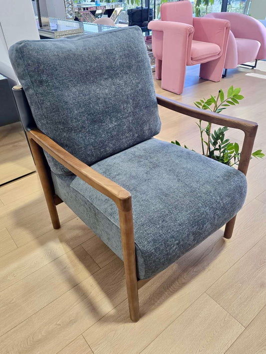 Mid-Century Modern Wooden Armchair