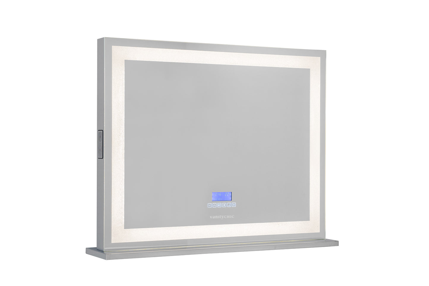 XL Crystal Makeup Mirror with Bluetooth Speakers + Tri-Lighting