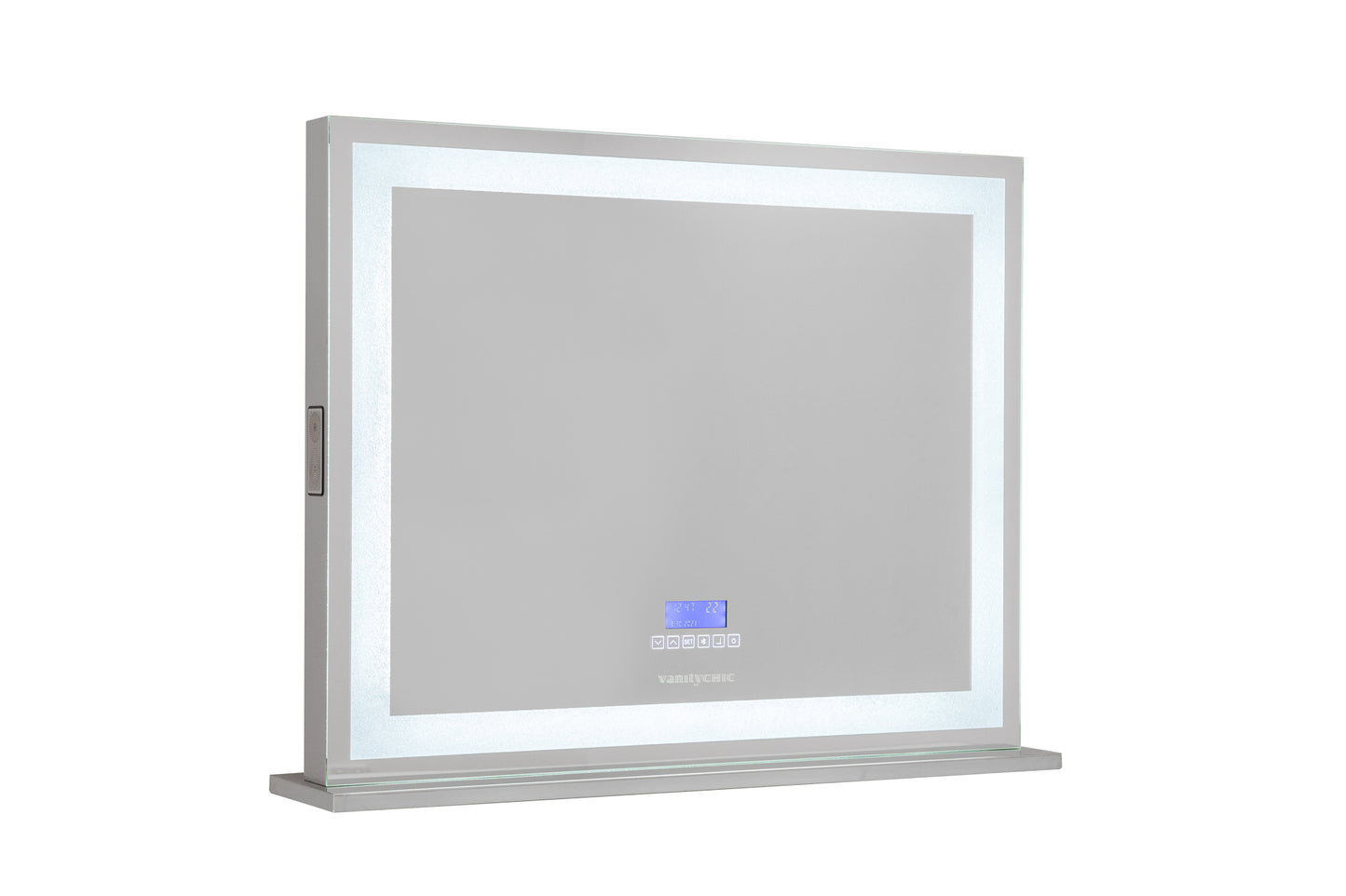 XL Crystal Makeup Mirror with Bluetooth Speakers + Tri-Lighting