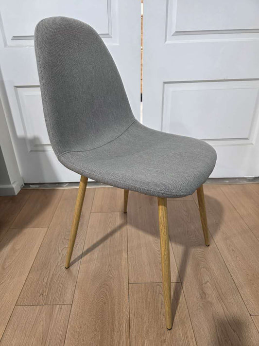 CLEARANCE - Grey Fabric Chair