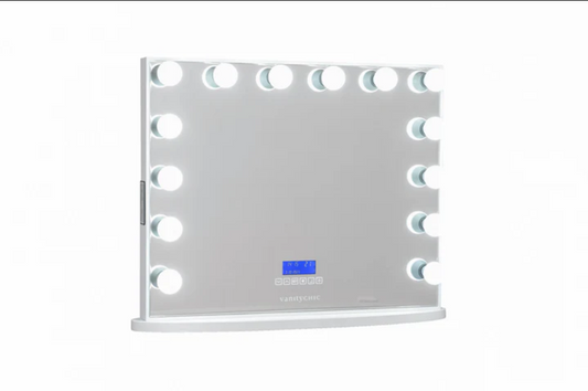 High Quality - Large Ysabel Makeup Mirror with Blutooth Speakers Sensor Dimming Tri-lighting