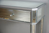 2 Drawers Mirrored Makeup Table