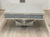 ALEXIS Coffee Table with Crushed Diamonds