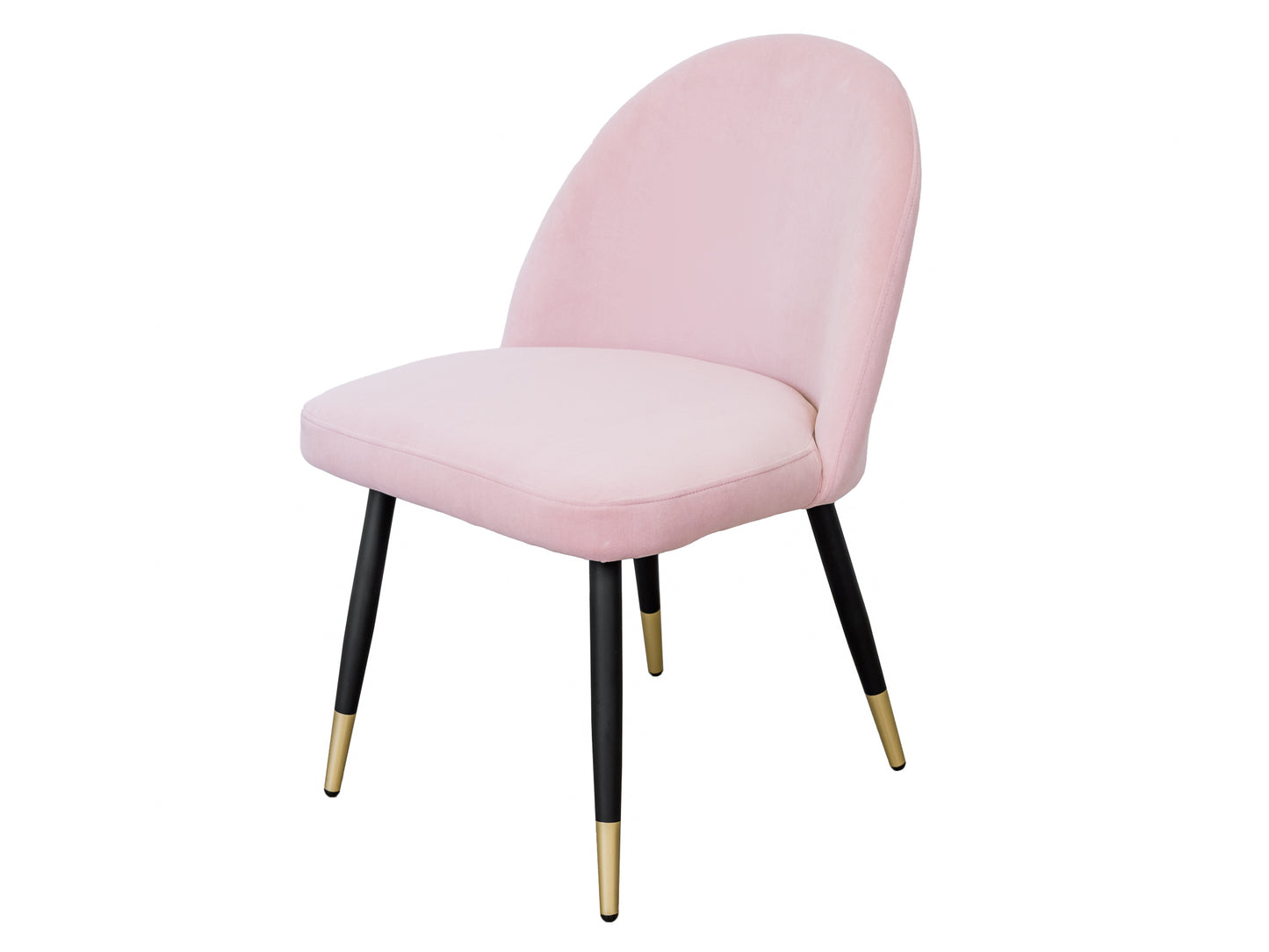 Velvet Makeup Vanity Chair - Pink
