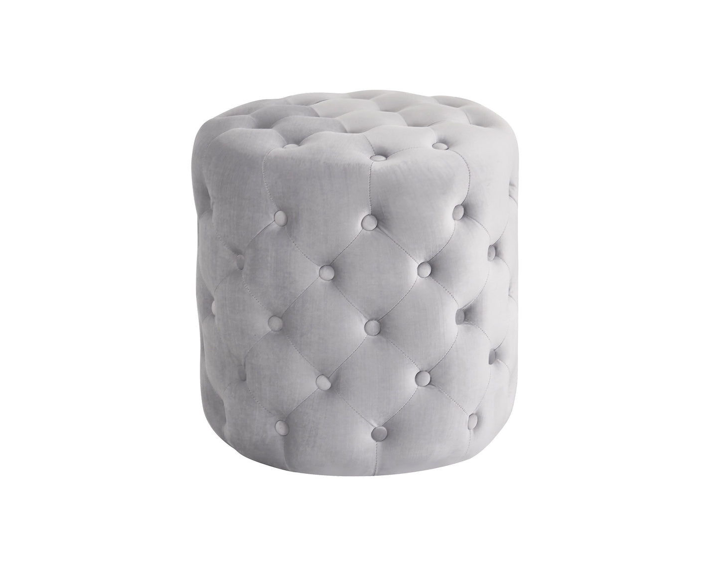 Alexa Round Ottoman / Makeup Stool