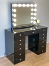 Mini SUNDAY ROSE Beauty Station + Large YSABEL Makeup Mirror with LED Lights