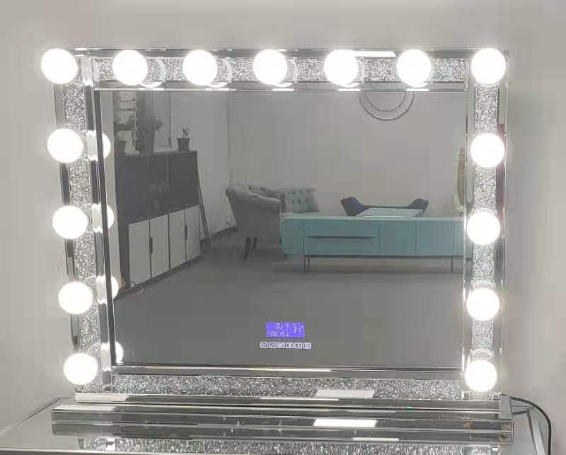 SHINE Hollywood Makeup Mirror with Bluetooth Speaker