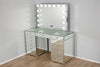 JOSEPHINE Beauty Station + XL VALENTINA Hollywood Makeup Mirror with LED Lights