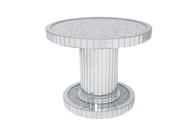 OLLIE Round Coffee Table with Crushed Diamonds